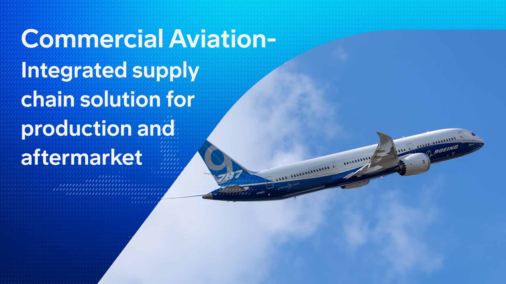 Boeing Commercial Aviation: Integrated supply chain solution for production and aftermarket