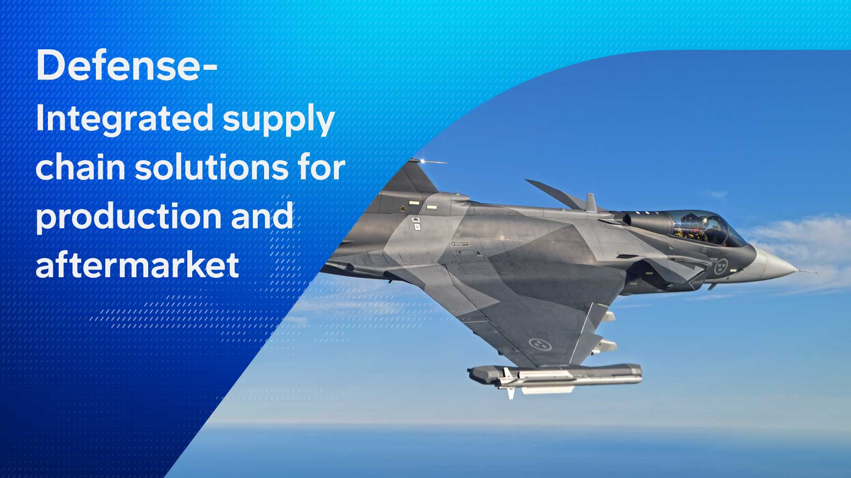 Defense - Integrated supply chain solutions for production and aftermarket