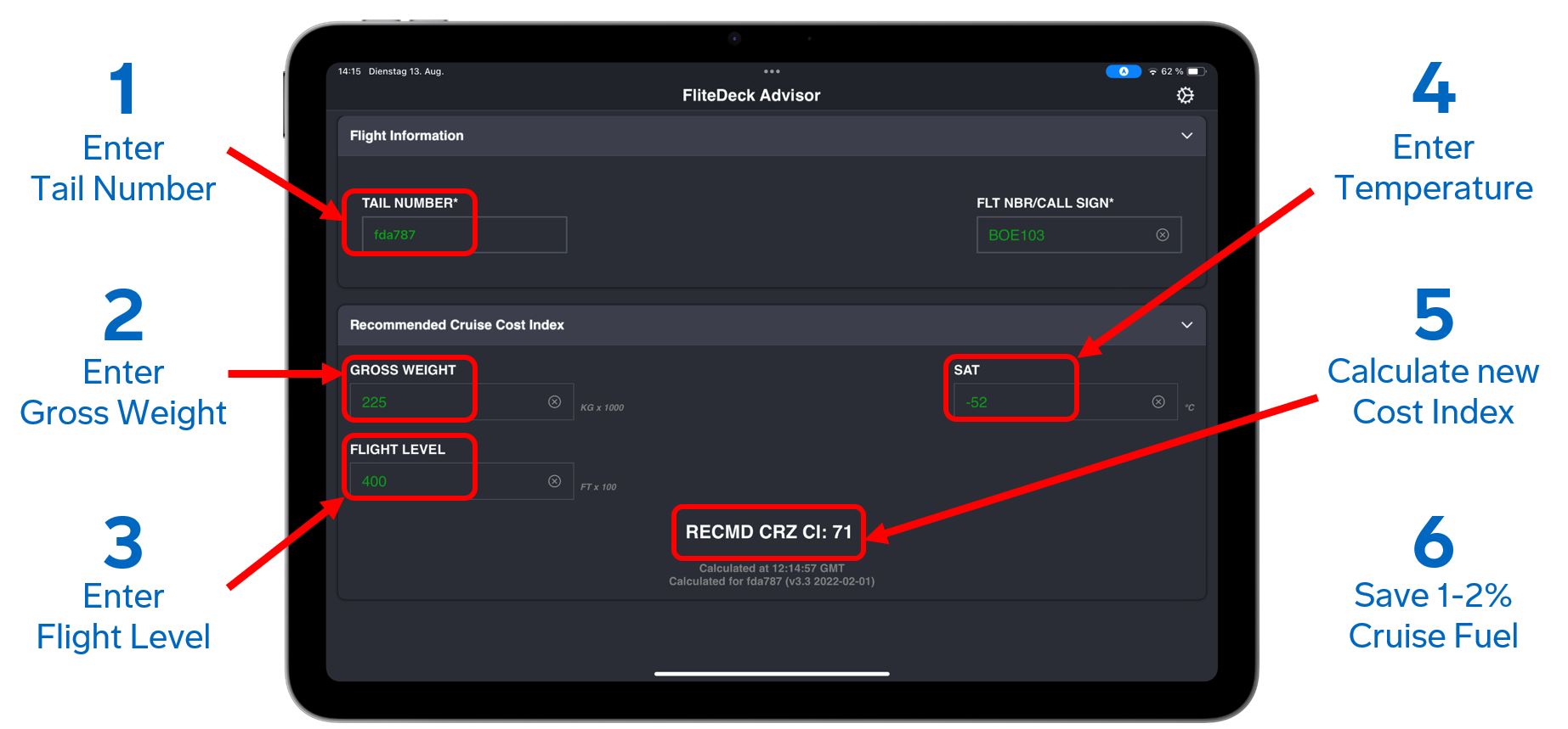 flitedeck advisor 6 steps to save fuel