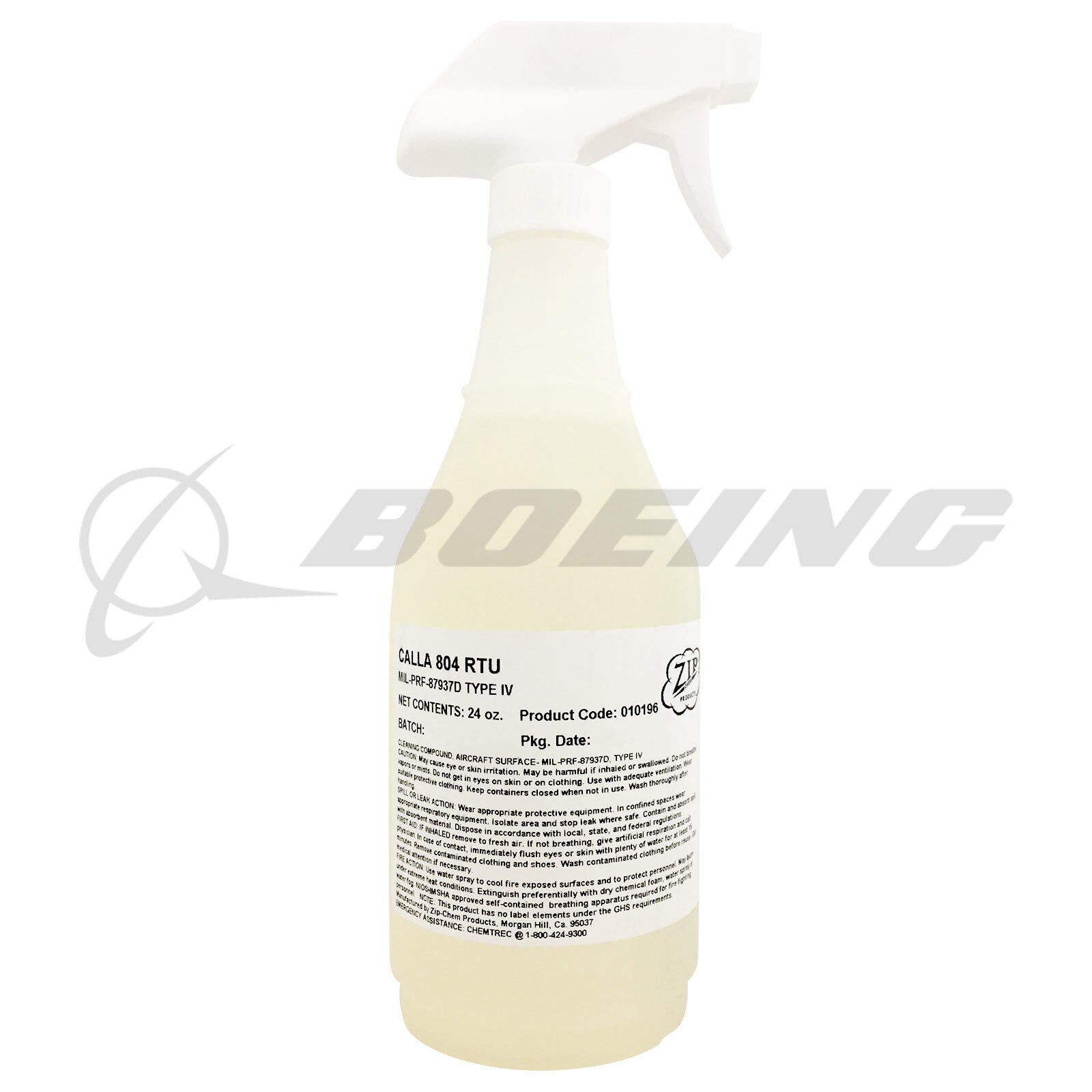 010196=C0 Zip Chem Aviation Zip Chem Exterior Cleaner, 24 Oz