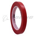 3M™ Vinyl Tape 471, Red, 1/2 in x 36 yd, 5.2 mil, 72 Roll/Case