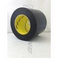 3M™ Vinyl Tape 472, Black, 4 in x 36 yd, 10.4 mil, 8 rolls per case