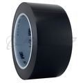 3M™ Vinyl Tape 471, Black, 2 in x 36 yd, 5.2 mil, 24 rolls per case
