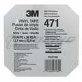 3M™ Vinyl Tape 471 Yellow, 1/2 in x 36 yd