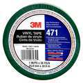 3M™ Vinyl Tape 471, Green, 1 in x 36 yd, 5.2 mil, 36 rolls per case, Individually Wrapped Conveniently Packaged