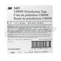 3M™ UHMW Film Tape 5423, Transparent, 1 in x 18 yd, 12 mil, 9 rolls per case
