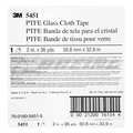 3M™ PTFE Glass Cloth Tape 5451, Brown, 2 in x 36 yd, 5.6 mil, 6 rolls per case, Boxed