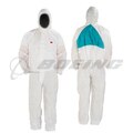 3M™ Disposable Protective Coverall, 2XL, 73 to 76 in H, 45 to 49 in, 2-Way Zipper
