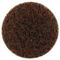 Scotch-Brite™ Roloc™ Surface Conditioning Disc, 3 in Dia, Coarse, Aluminum Oxide, Brown