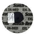 Scotch-Brite™ Roloc™ EXL Unitized Wheel TR, 3 in x NH 2A MED