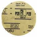 3M™ Stikit™ Gold Paper Disc Roll 216U, P120 A-weight, 5 in x NH, Die 500X, 175 discs per roll, 10 per case