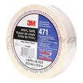 3M™ Vinyl Tape 471, White, 1 in x 36 yd, 5.2 mil, 36 rolls per case, Individually Wrapped Conveniently Packaged