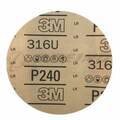 Stikit™ Abrasive Disc, Aluminum Oxide, PSA, Paper, 6 in Dia, Red, Medium, P240 Grit