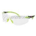GLASSES: SAFETY,S1201SGAF,GRN/BLK,CLR