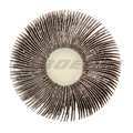 3M™ Type 83 Flap Wheel, 3 in Dia, 1 in W, Aluminum Oxide, Shaft, 1/4 in, 1 in, 80