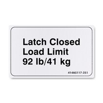 Boeing 414A5117-251 Marker-Latch Closed Load Limit 92 LB/4 Boeing 414A5117-251 Marker-Latch Closed Load Limit 92 LB/4