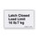 Boeing 414A5117-2701 Marker-Latch Closed Load Limit 16 Pounds/7 Boeing 414A5117-2701 Marker-Latch Closed Load Limit 16 Pounds/7