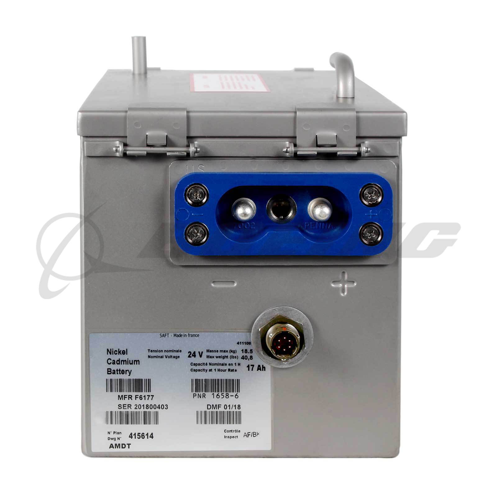 415614=23 Saft Batteries Aviation BATTERY: NICAD,VHP170KH-3, 1658