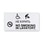 Boeing 471W0002-253 Marker - No Smoking In Lavatory/Handic Boeing 471W0002-253 Marker - No Smoking In Lavatory/Handic