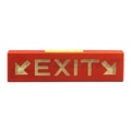 EXIT SIGN WITH 2 ARROWS,