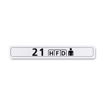 Boeing 862Z5320-2133 Pax Cabin Seat Row Marker-Centerline Boeing 862Z5320-2133 Pax Cabin Seat Row Marker-Centerline