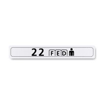 Boeing 862Z5320-2229 Pax Cabin Seat Row Marker-Centerline Boeing 862Z5320-2229 Pax Cabin Seat Row Marker-Centerline