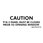 Boeing BAC27DCC2770 Marker, Caution P18, 3 Panel Must Be
