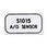 Boeing BAC27DEX6218 Aluminum Foil Marker Boeing BAC27DEX6218 Aluminum Foil Marker