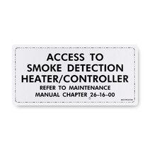 Boeing BAC27ECA1186 Polyester Marker, Smoke Detector Access Boeing BAC27ECA1186 Polyester Marker, Smoke Detector Access
