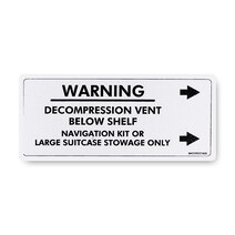 Boeing BAC27ECC1822 Marker-Warning, Decompression Vent Bell Boeing BAC27ECC1822 Marker-Warning, Decompression Vent Bell