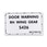 Boeing BAC27EEL128 Aluminum Marker, Door Warning Right Hand Wing General Electric Boeing BAC27EEL128 Aluminum Marker, Door Warning Right Hand Wing General Electric