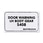 Boeing BAC27EEL22634 Aluminum Marker, Door Warning Left Hand Body GE Boeing BAC27EEL22634 Aluminum Marker, Door Warning Left Hand Body GE