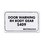Boeing BAC27EEL22635 Aluminum Marker, Door Warning Right Hand Body GE Boeing BAC27EEL22635 Aluminum Marker, Door Warning Right Hand Body GE