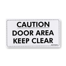Boeing BAC27TCA0013 Polyester Marker, Caution Door Area Keep Boeing BAC27TCA0013 Polyester Marker, Caution Door Area Keep
