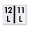 Boeing BAC27TCH0143 Polyester Marker, Container Position 12L Boeing BAC27TCH0143 Polyester Marker, Container Position 12L