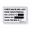 BAC27THY-19 Aluminum Marker BAC27THY-19 Aluminum Marker