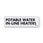 Boeing BAC27WCA1 Polyester Marker, Potable Water Boeing BAC27WCA1 Polyester Marker, Potable Water