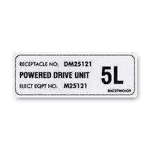Boeing BAC27WCH39 Marker, PDU 5L Boeing BAC27WCH39 Marker, PDU 5L