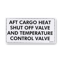 Boeing BAC27WEC291 Aluminum Foil Marker, Aft Cargo Heat Shut Boeing BAC27WEC291 Aluminum Foil Marker, Aft Cargo Heat Shut