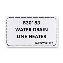 Polyester Marker, B30183 Water Drain LIN Polyester Marker, B30183 Water Drain LIN