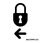 Boeing BAC29PPS1221 Marker, Lock (Symbol) Boeing BAC29PPS1221 Marker, Lock (Symbol)