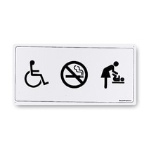 Boeing BAC29PPS59272 Marker, No Smoking Handicap And Diaper Board Symbolic Boeing BAC29PPS59272 Marker, No Smoking Handicap And Diaper Board Symbolic