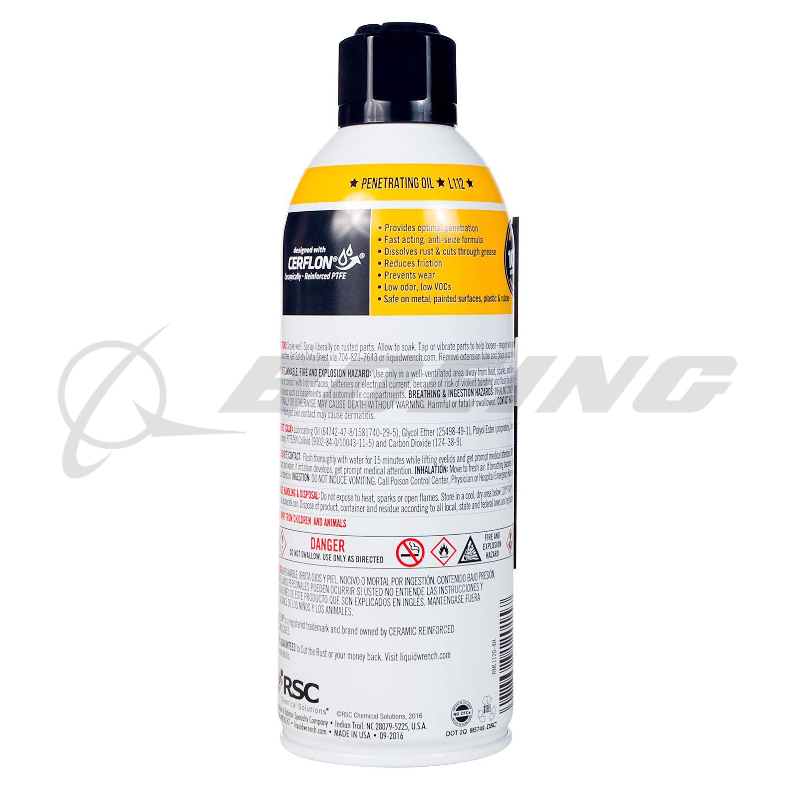 L112-110Z=33 Chemicals Misc Aviation RSC Liquid Wrench
