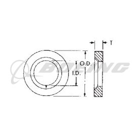 WASHER: RECESSED,STEEL,