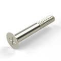SCREW: CSK,FLT HD,MACHINE,ST, 100DEG,STRUCTURAL,CROSS RECESS