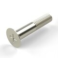 SCREW: CSK,FLT HD,MACHINE,ST, 100DEG,STRUCTURAL,CROSS RECESS