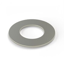 Washer, Flat, Aluminum Alloy, Overall Diameter 0.557 Inch Minimum and 0.582 Inch Maximum Washer, Flat, Aluminum Alloy, Overall Diameter 0.557 Inch Minimum and 0.582 Inch Maximum