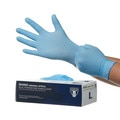 GLOVE: NITRILE,LG,BLU,POWDER FREE,100BX,