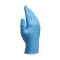 GLOVE: NITRILE,MED,BLU,POWDER FREE,100BX,