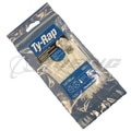 ABB TY523M Cable Tie, 3.6 in L, 0.09 in W, 0.63 in Dia, 0.04 in Thick, Up to 185 deg F, Black